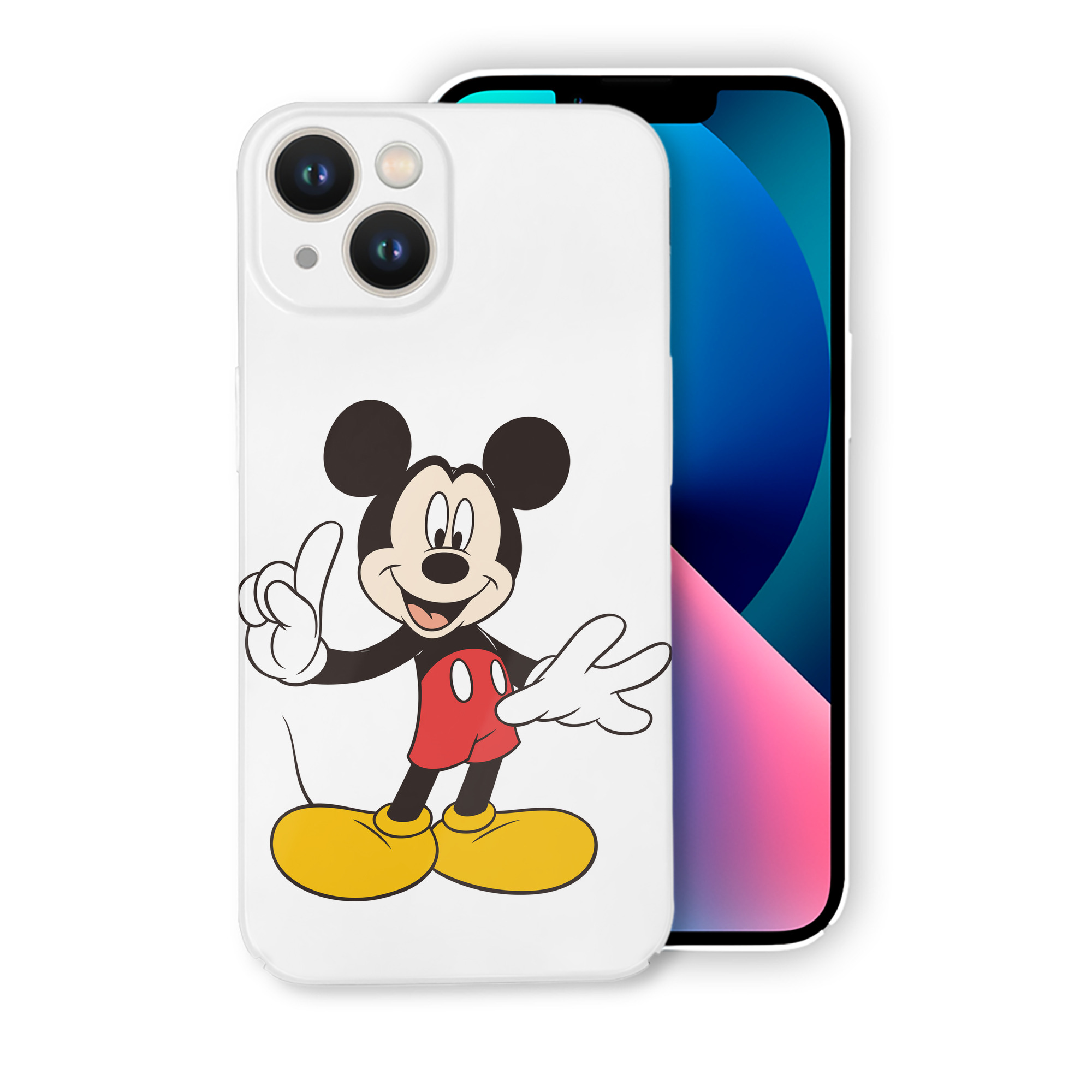（画像用） ミッキーマウス Mickey Mouse 【iPhone 14シリーズ対応】ハードケース